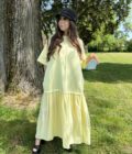 Robe kayla jaune
