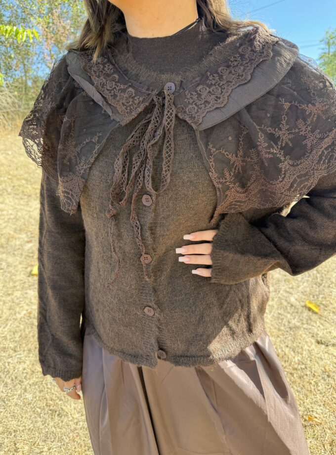 Pull Nora marron