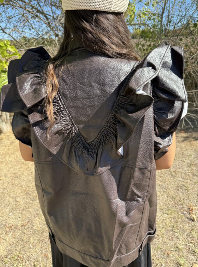 Yanna veste cuir